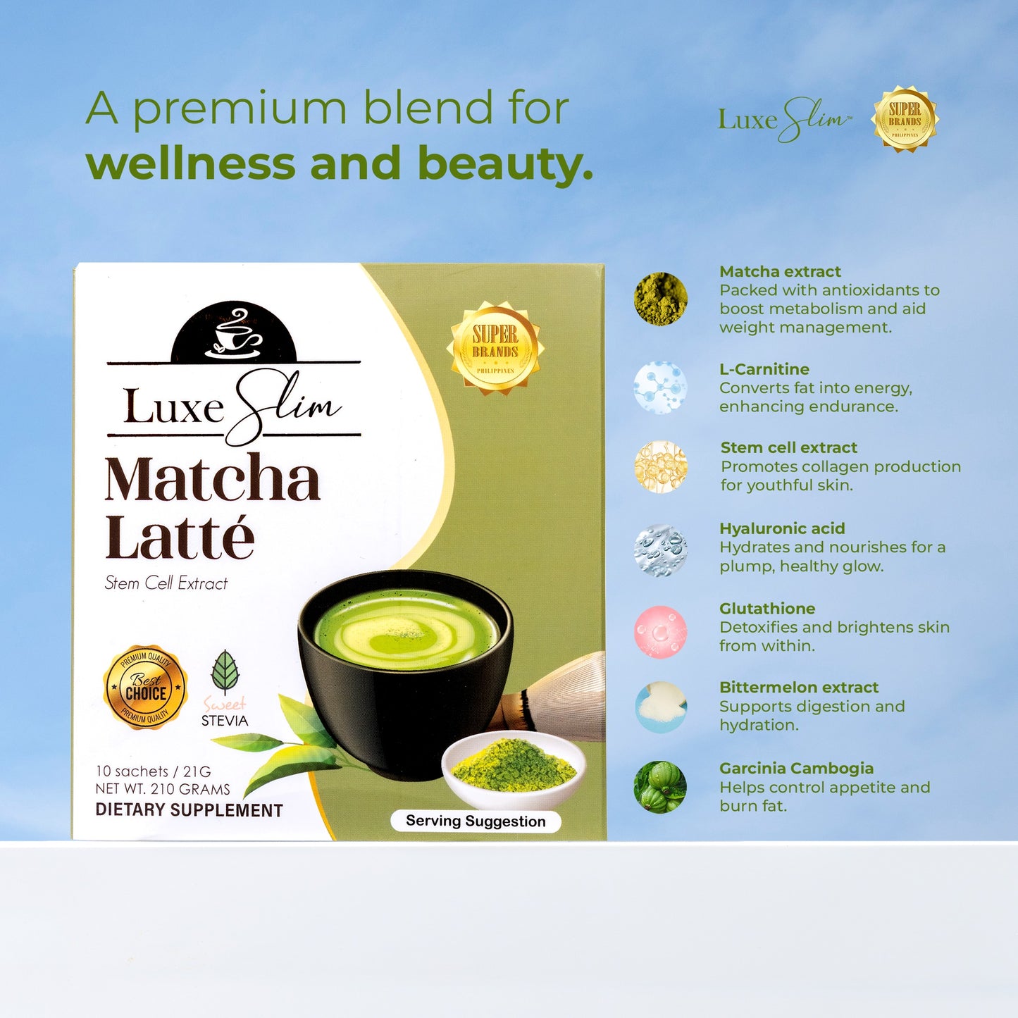 Luxe Slim Matcha Latté