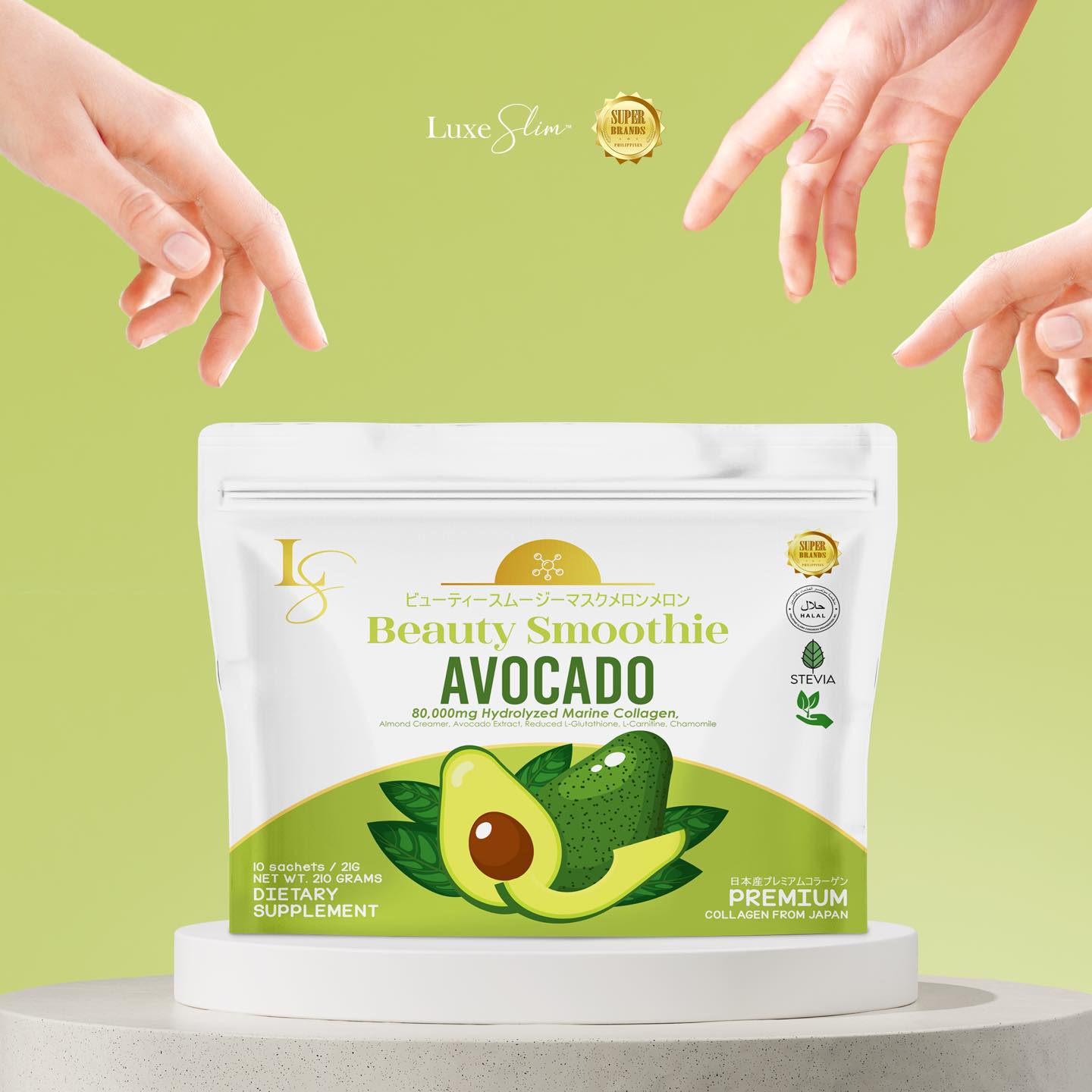 Luxe Slim Beauty Smoothie — Avocado