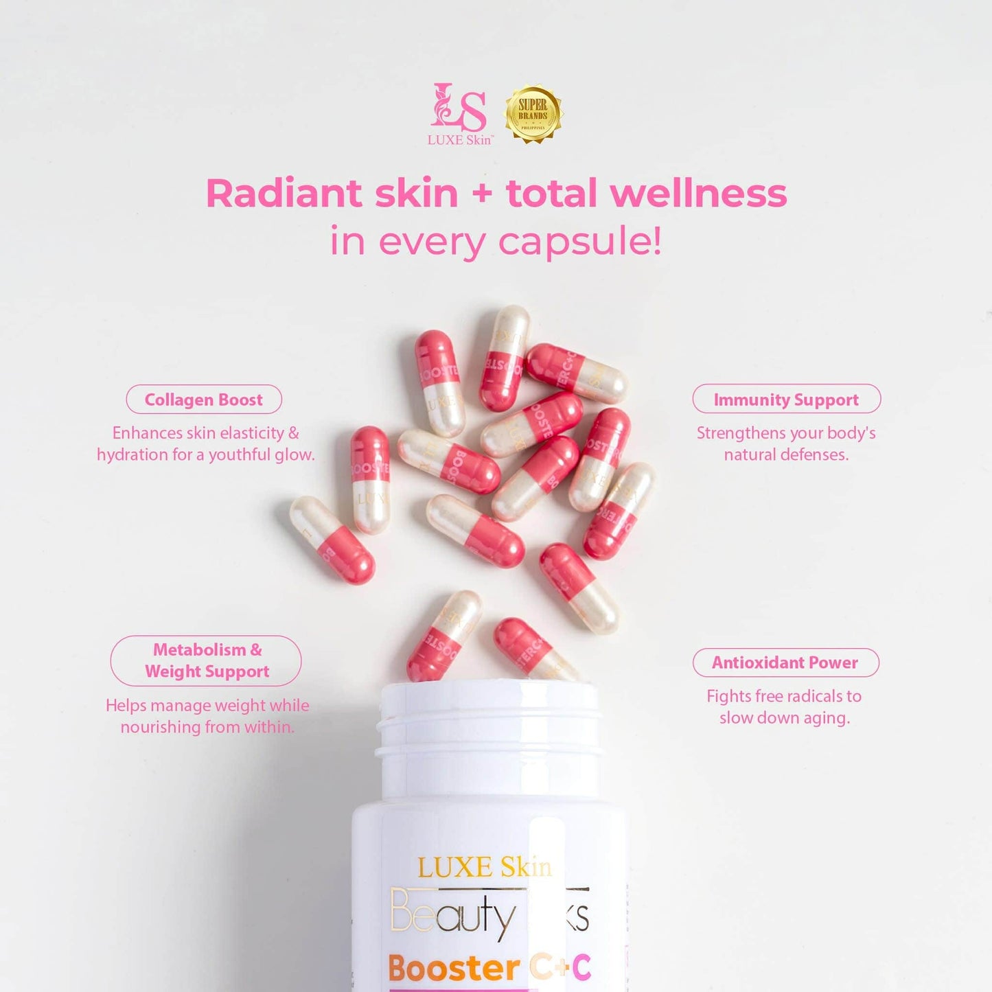 LUXE Skin Beauty Talks – Booster C+C 500mg