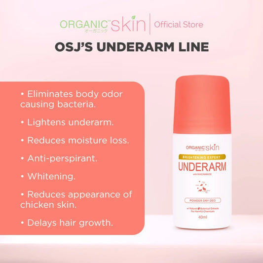 Organic Organic Skin Underarm Powder Dry Deodorant 40ml