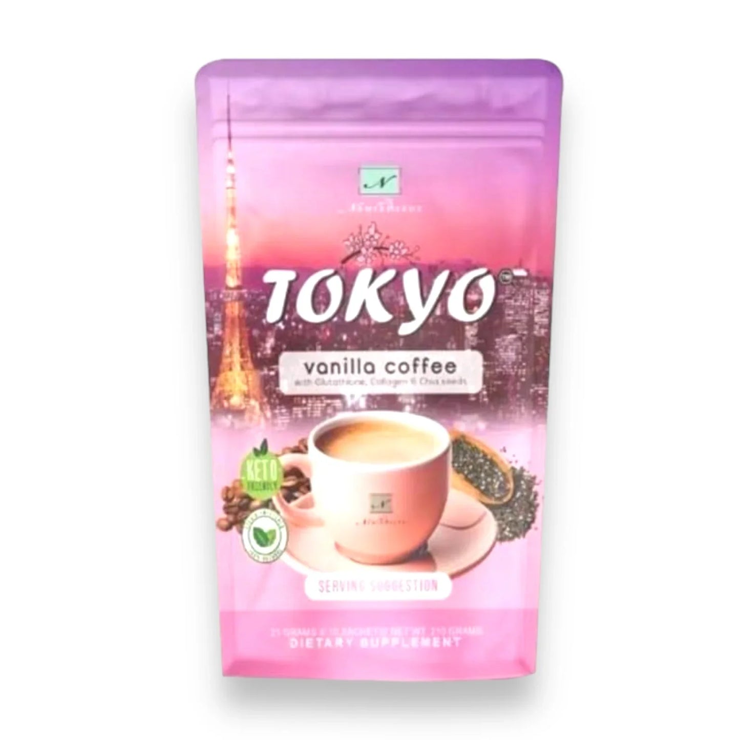 Namiroseus Tokyo Vanilla Slimming Coffee l 210g - 10 Sachets