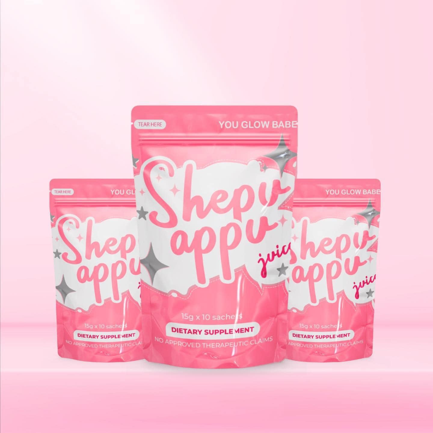 Shepu Appu Slimming Juice — You Glow Babe (15g x 10 Sachets)