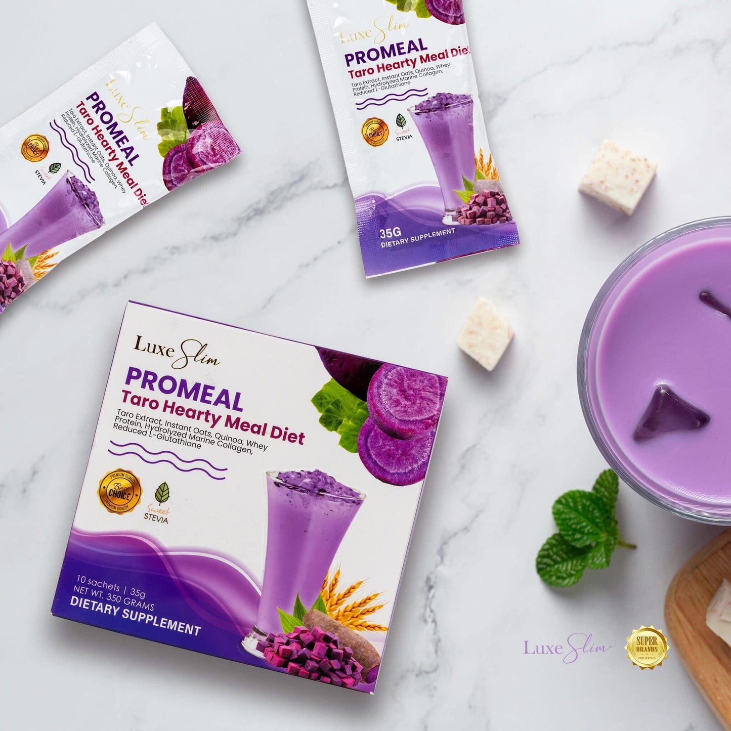 Luxe Slim PROMEAL Taro Hearty Meal Diet (Net Weight 350g)